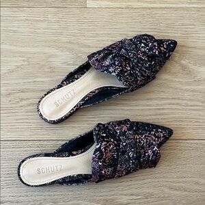 SCHUTZ D’ana Women's Floral Mules